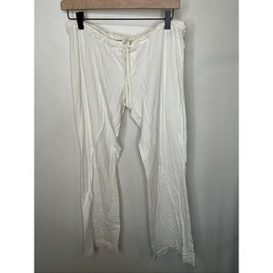 James Perse Classic Low Rise Cotton Pants | White in 2